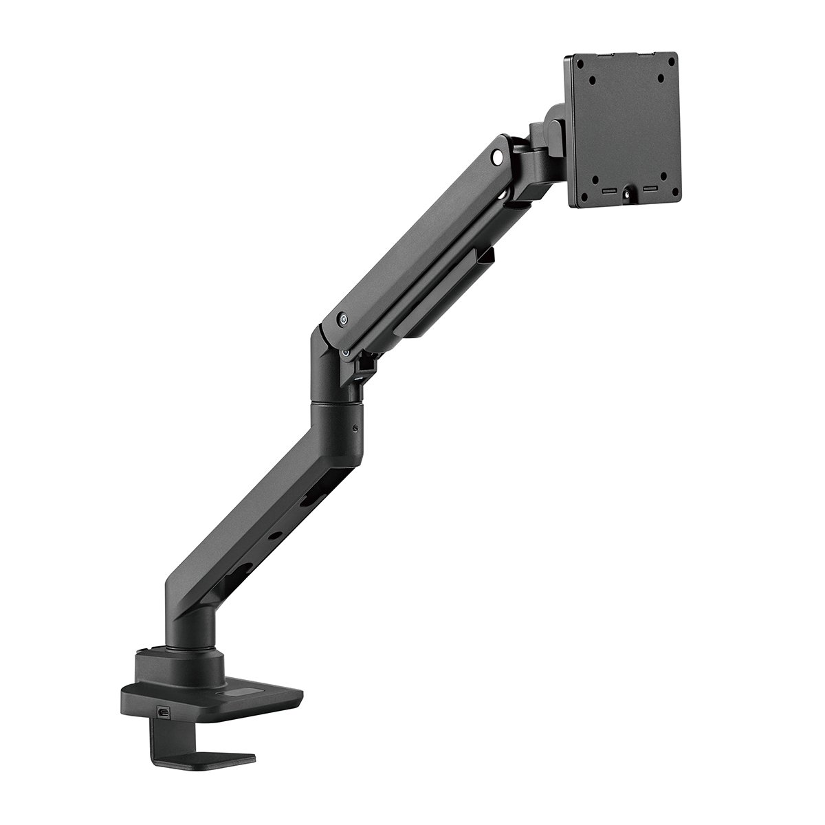 Fabulous Desk-Mounted Gas Spring Dual Mointor Arm With USB-A/USB-C Ports